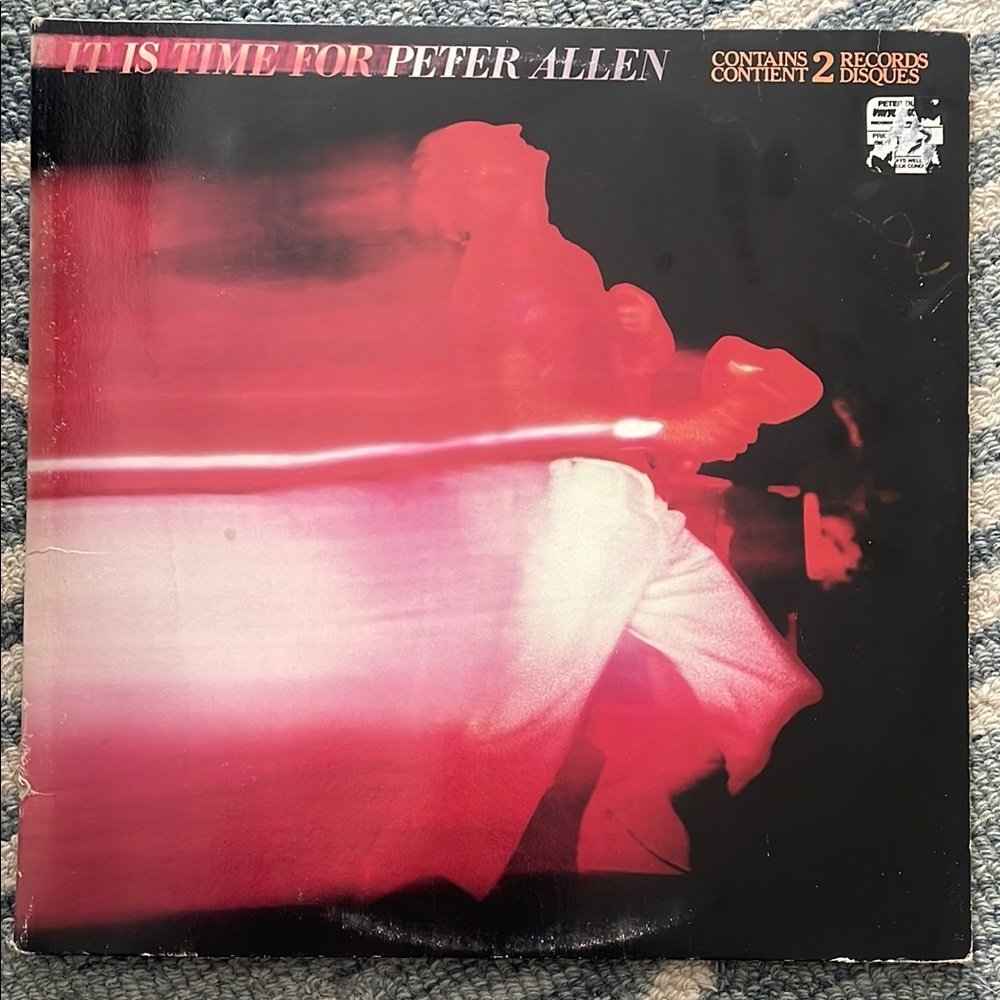 3/$50 Peter Allen Double Vinyl  Record Album - It is Time for Peter Allen 1977